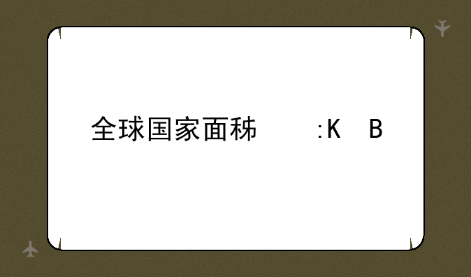 全球国家面积排名