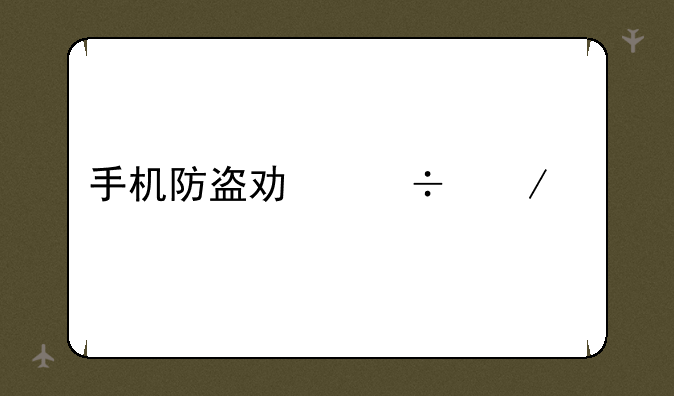 手机防盗功能下载