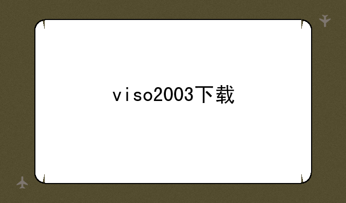 viso2003下载